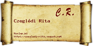 Czeglédi Rita névjegykártya